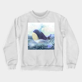 Cute whale Crewneck Sweatshirt